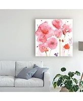 Sheila Golden Rose- Pink Parade Canvas Art - 20" x 25"