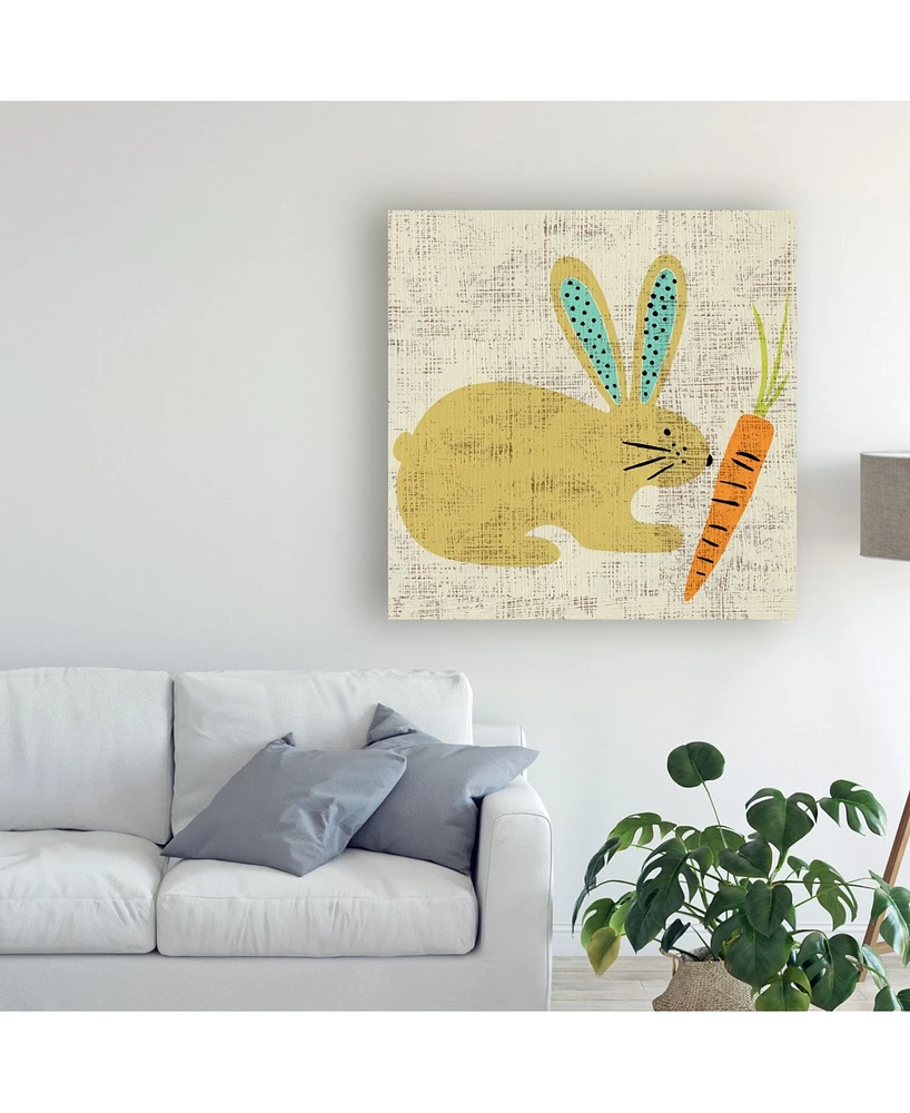 Chariklia Zarris Adas Bunny Canvas Art - 27" x 33"