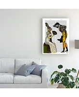 Fab Funky Look of Love, Regency Badger and Hare Couple Canvas Art