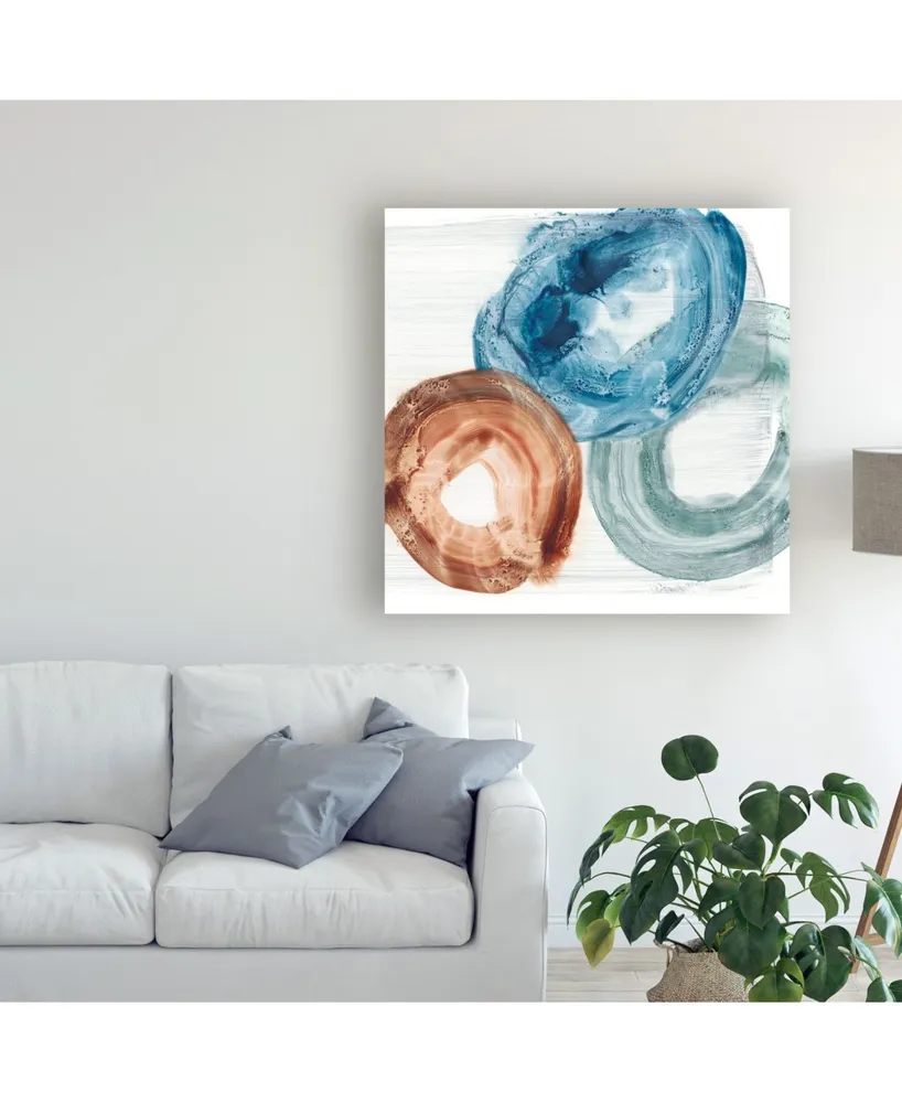 Ethan Harper Overlapping Rings Iii Canvas Art