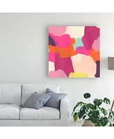 June Erica Vess Pink Slip Ii Canvas Art - 36.5" x 48"