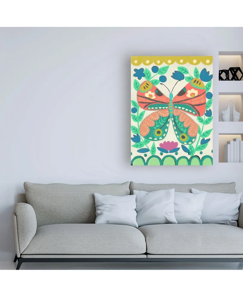 Chariklia Zarris Flutterfly I Canvas Art