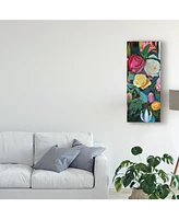 Sandra Iafrate Baroque Flower Triptych Ii Canvas Art - 15" x 20"