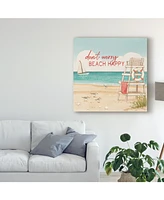 Janelle Penner Beach Time Iii Canvas Art - 27" x 33"