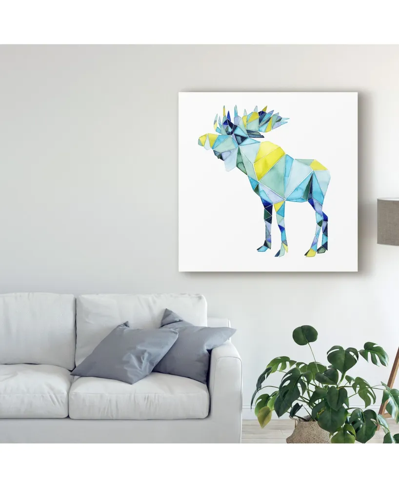 Grace Popp Geo Animal Iii Canvas Art