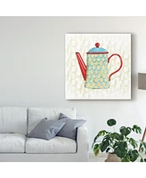 Grace Popp Sweet Teapot Vi Canvas Art - 15" x 20"