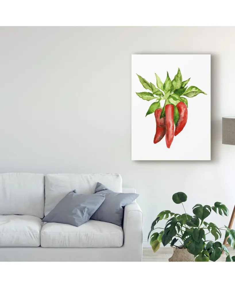 Naomi Mccavitt Watercolor Veggie Ii Canvas Art