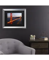 Pierre Leclerc Golden Gate Sf Matted Framed Art - 20" x 25"