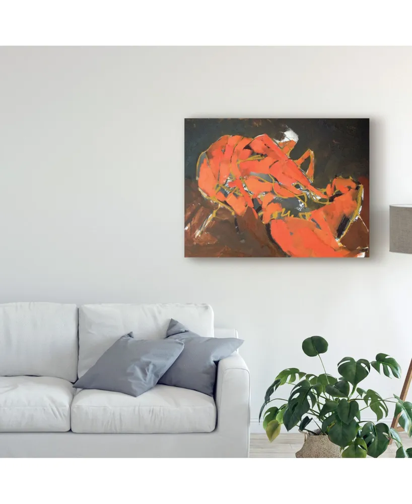 Erin Mcgee Ferrell Abstract Lobster I Canvas Art
