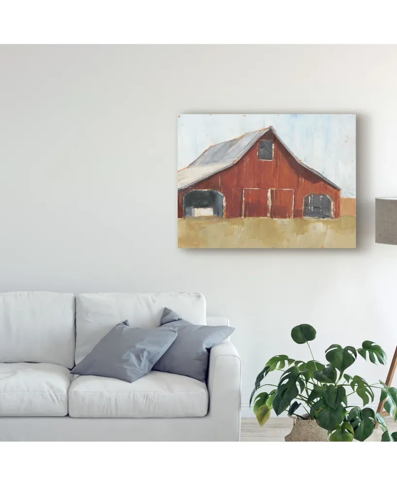 Ethan Harper Rustic Red Barn I Canvas Art - 15" x 20"