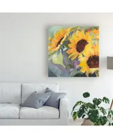 Sandra Iafrate Sunflowers in Watercolor I Canvas Art - 15" x 20"