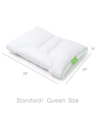 Rio Home Fashions Sleep Yoga Dual Sleep Neck Pillow - One Size Fits All