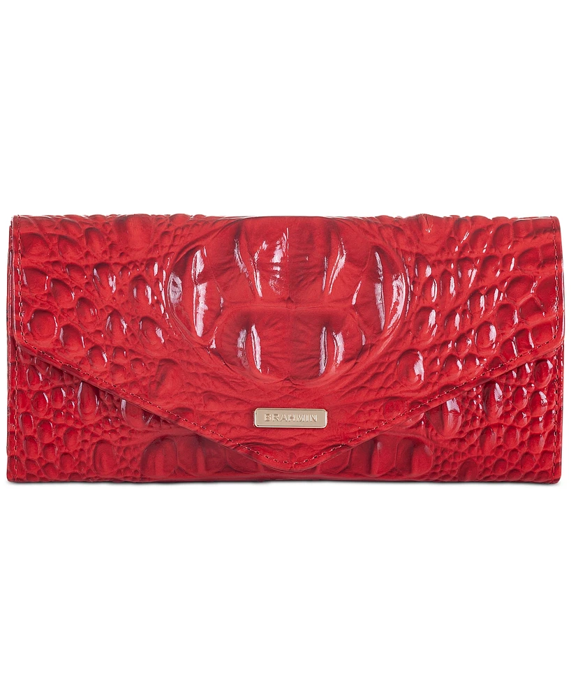 Brahmin Veronica Melbourne Embossed Leather Wallet