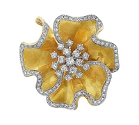 Effy Diamond Flower Statement Ring (1-3/8 ct. t.w.) 14k Gold