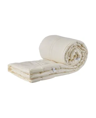 Sleep & Beyond Mytopper, Washable Wool Mattress Topper, Crib, 1.5" Thick - Off