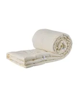 Sleep & Beyond Mytopper, Washable Wool Mattress Topper, Crib, 1.5" Thick - Off