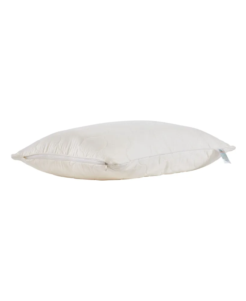 Sleep & Beyond Mywoolly, Natural, Adjustable and Washable Wool Pillow, Queen - Off