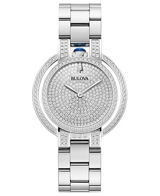 Bulova Women's Rubaiyat Diamond (2 1/4 ct. t.w.) Stainless Steel Bracelet Watch 35mm