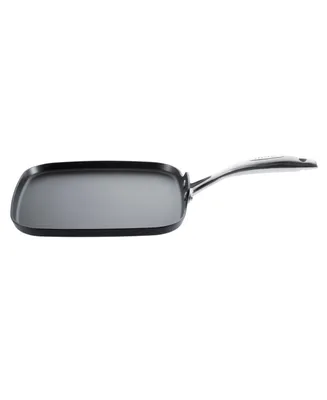 Scanpan ProIQ 11" x 11", 28cm x 28cm Grill Pan Induction Suitable Nonstick Frypan, Black