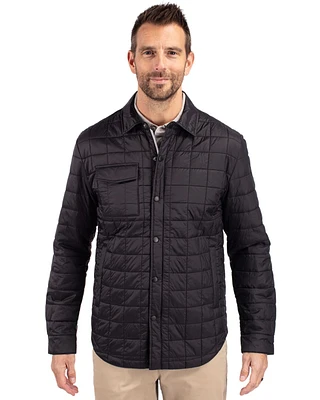 Cutter & Buck Men's Rainier PrimaLoft Eco Insulated Quilted Shirt Jacket