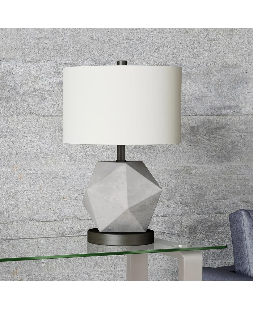 Hudson & Canal Kore Table Lamp In Concrete