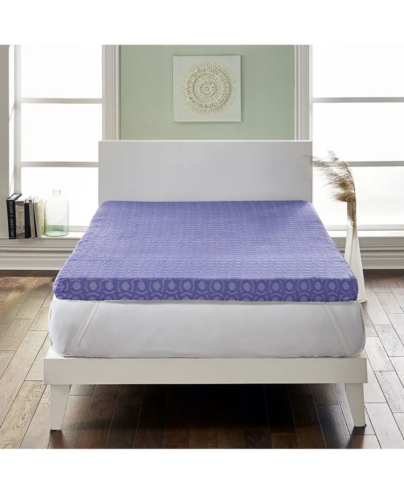 Rio Home Fashions Loftworks 4" Supreme Memory Foam Mattress Topper with Medium Firm Support - Full