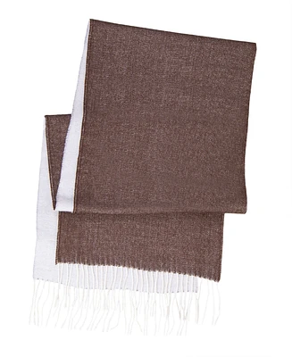 Simply Natural Women's Alpaca-Wool Double Face Reversible Scarf