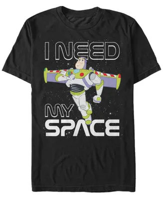 Disney Pixar Men's Toy Story Buzz Need Space Short Sleeve T-Shirt