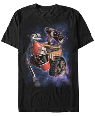 Disney Pixar Men's Wall-e Fire Extinguisher Space Portrait Short Sleeve T-Shirt