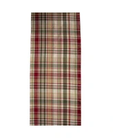 Design Imports Give Thanks Plaid Table Runner