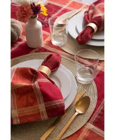 Design Imports Harvest Wheat Jacquard Tablecloth