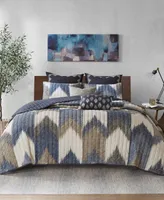 Ink+Ivy Alpine Chevron Stripe 3-Pc. Quilt Set