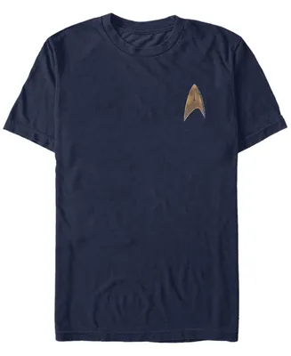 Fifth Sun Star Trek Discovery Men's Delta Command Badge Short Sleeve T-Shirt