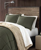 Eddie Bauer Sherwood Reversible Micro-suede Sherpa Comforter Set