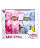 Lissi Dolls 11" Twin Baby Set