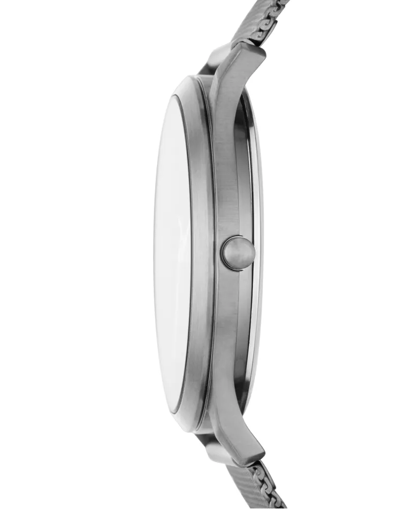 Skagen Men's Jorn Gunmetal Stainless Steel Mesh Bracelet Watch 41mm