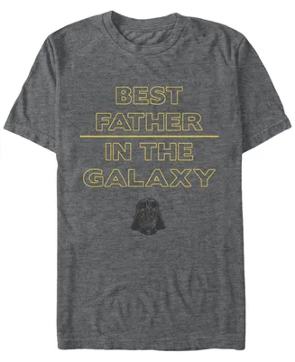Star Wars Men's Classic Best Father The Galaxy Short Sleeve T-Shirt