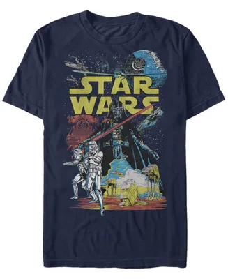 Star Wars Men's Classic Darth Vader Supreme Short Sleeve T-Shirt