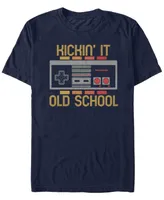 Nintendo Men's Classic Nes Kickin It Old School Controller T-Shirt