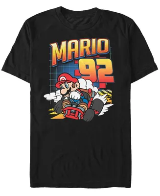 Nintendo Men's Mario Kart Racer Number 92 Short Sleeve T-Shirt