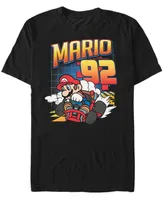 Nintendo Men's Mario Kart Racer Number 92 Short Sleeve T-Shirt