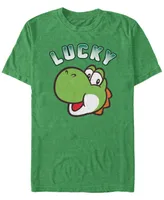 Nintendo Men's Super Mario Lucky Yoshi Short Sleeve T-Shirt