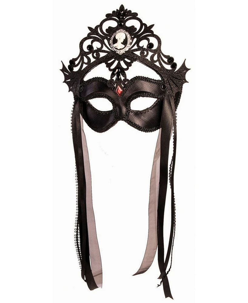 BuySeasons Dark Royalty Masquerade Queen Mask