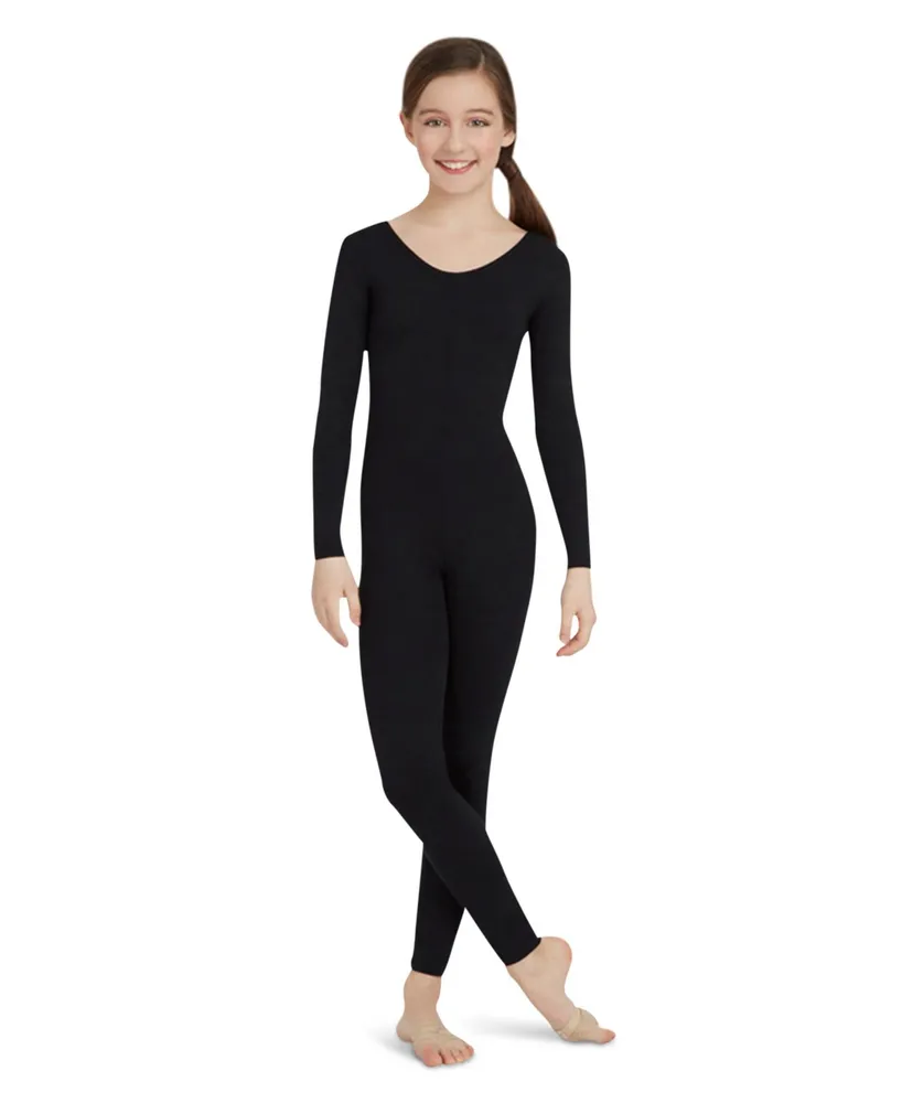 Capezio Big Girls Long Sleeve Unitard