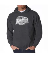 La Pop Art Men's Word Hooded Sweatshirt