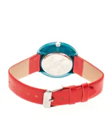 Crayo Unisex Prestige Red Polyurethane Strap Watch 37mm