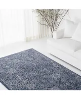 Lauren Ralph Lauren Etienne LRL6603N Navy and Ivory 2'6" X 4' Area Rug