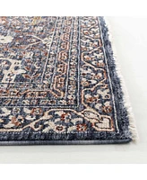 Lauren Ralph Lauren Belvoir LRL1300A Navy 4' X 6' Area Rug