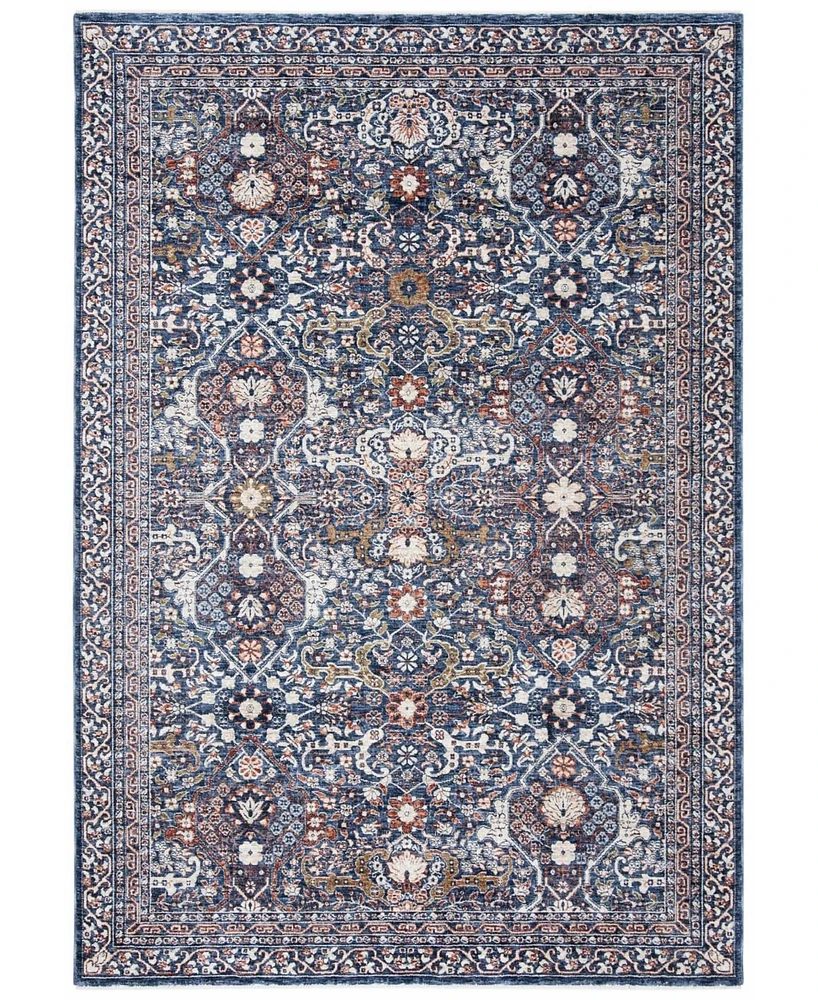 Lauren Ralph Lauren Belvoir LRL1300A Navy 5'3" X 7'6" Area Rug