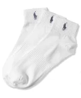 Ralph Lauren Men's 3-Pk. Technical Quarter Socks